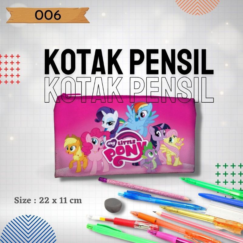 

Tempat Pensil, Kotak Pensil 006 gambar My little Pony Serbaguna Murah Dan Kualitas Terjamin.