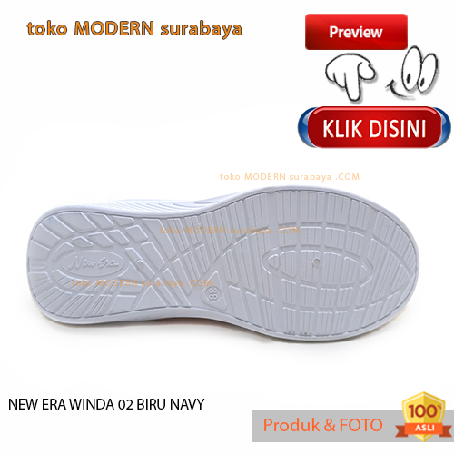 Sepatu wanita sepatu flat casual slip on kain rajut NEW ERA WINDA 02