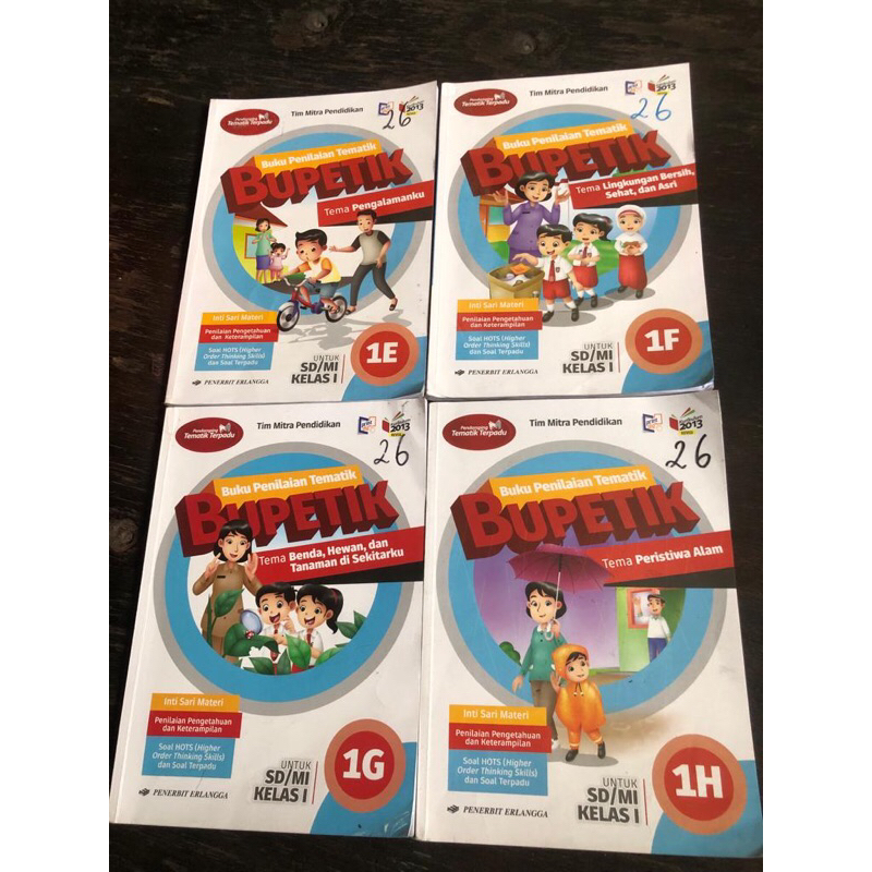 

Buku Buperik paket 1E-1H kelas 1 semester2 original bekas
