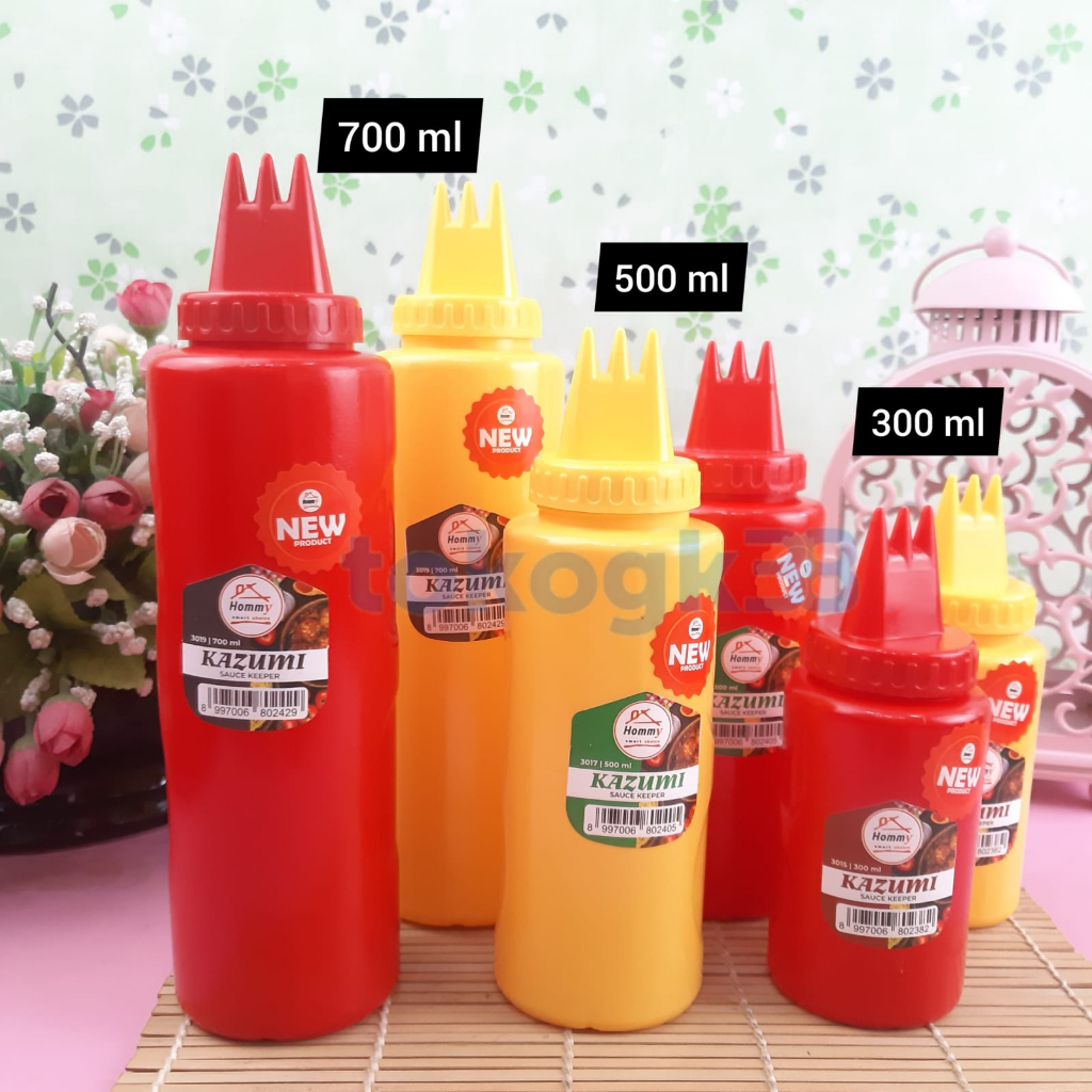 Botol Saos / Kecap KAZUMI 3 Lubang