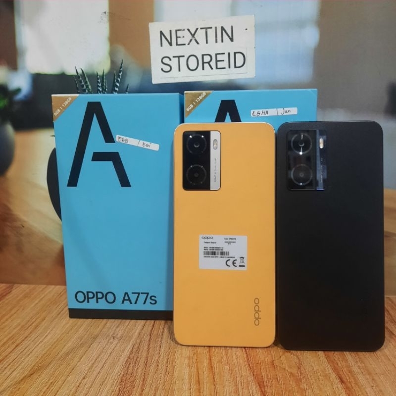OPPO A77s 8/128 SECOND BEKAS GARANSI RESMI