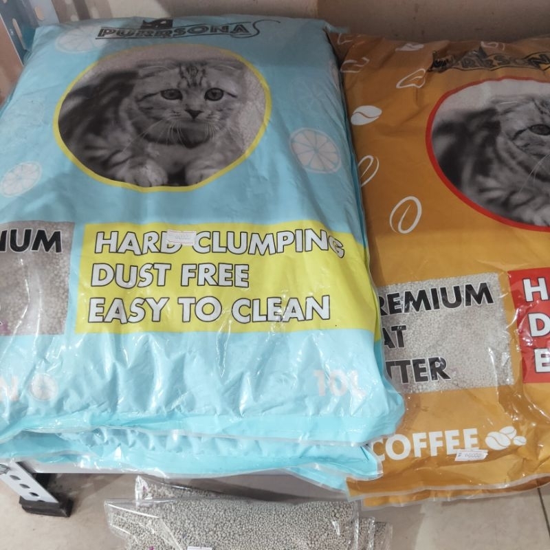 Purrsona Pasir Kucing 10L Lemon/Coffee/Lavender