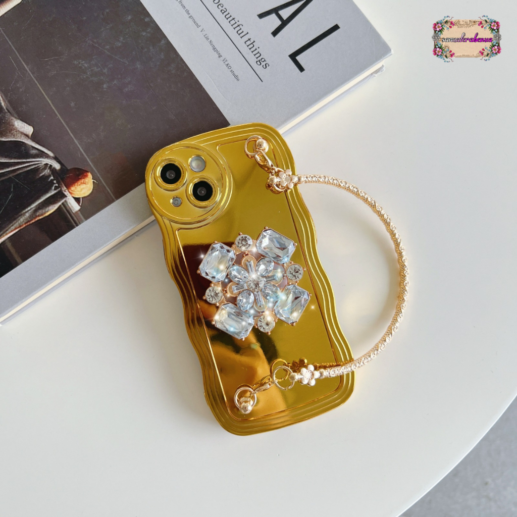 CASE WAVE MODEL TAS JINJING POPSOCKET 3D STAND GOLD FOR REALME C1 C2 C11 2020 C15 NARZO 20 C20 C11 2021 C20A NARZO 50I SB5585