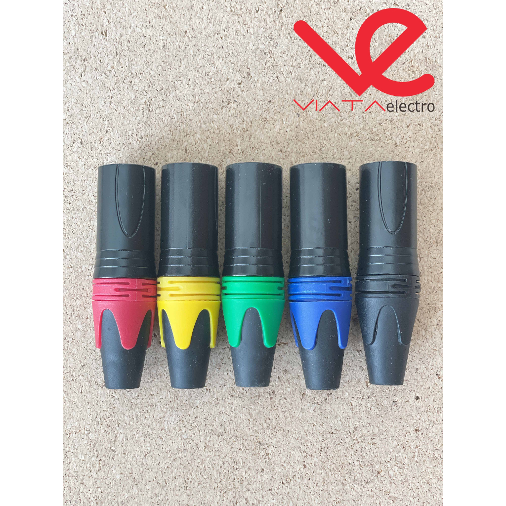 1 BUAH JACK XLR MALE ATAU FEMALE SOCKET CANON JACK CANON WARNA RANDOM