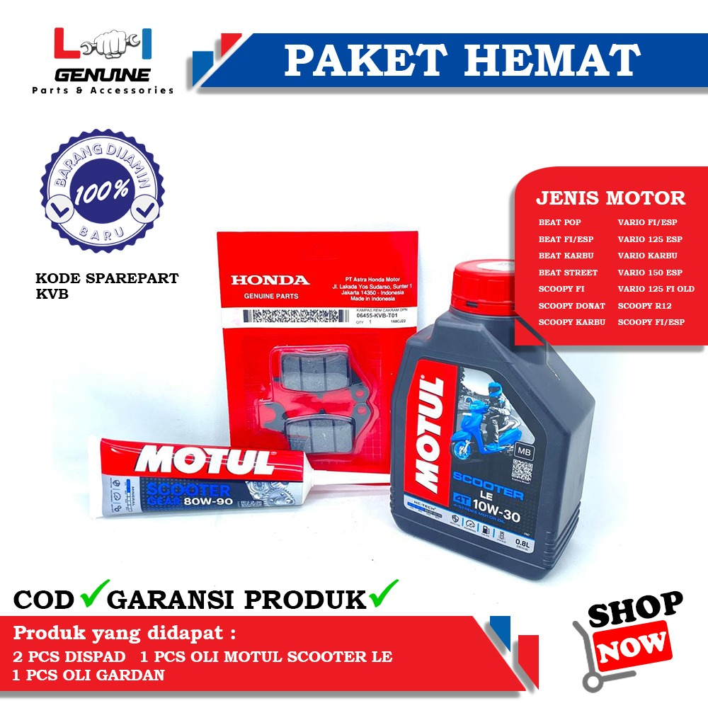 -LOI- PAKET SERVICE HEMAT OLI MPX 2/SPX 2 SET AHM GEAR 120ML DISPAD BEAT KARBU, BEAT FI, BEAT STREET, VARIO 125 FI, VARIO 110 FI &amp; SCOOPY FI/ESP