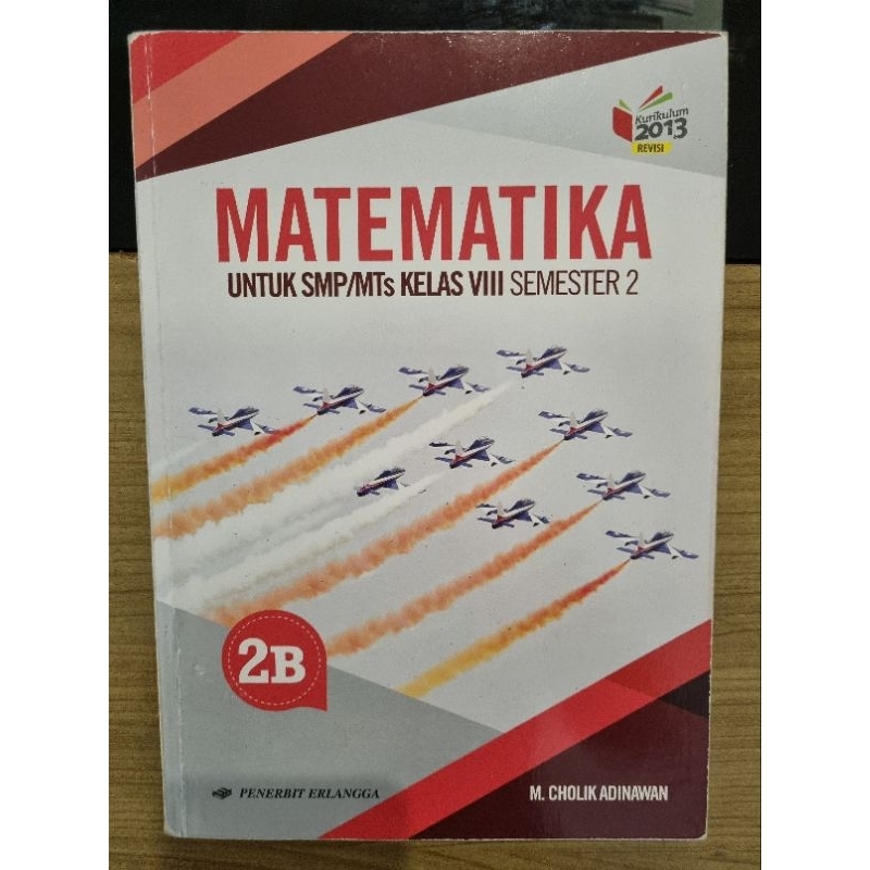 

matematika 2a dan 2b erlangga bekas