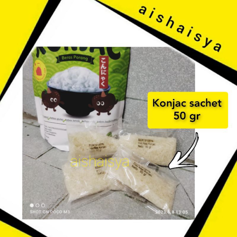 

Konjac Beras Porang Sachet 50 gr Instan