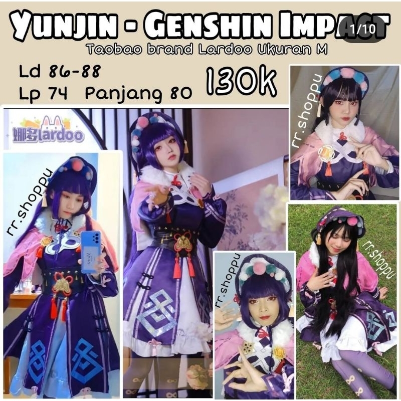 Rental kostum Yunjin lardoo