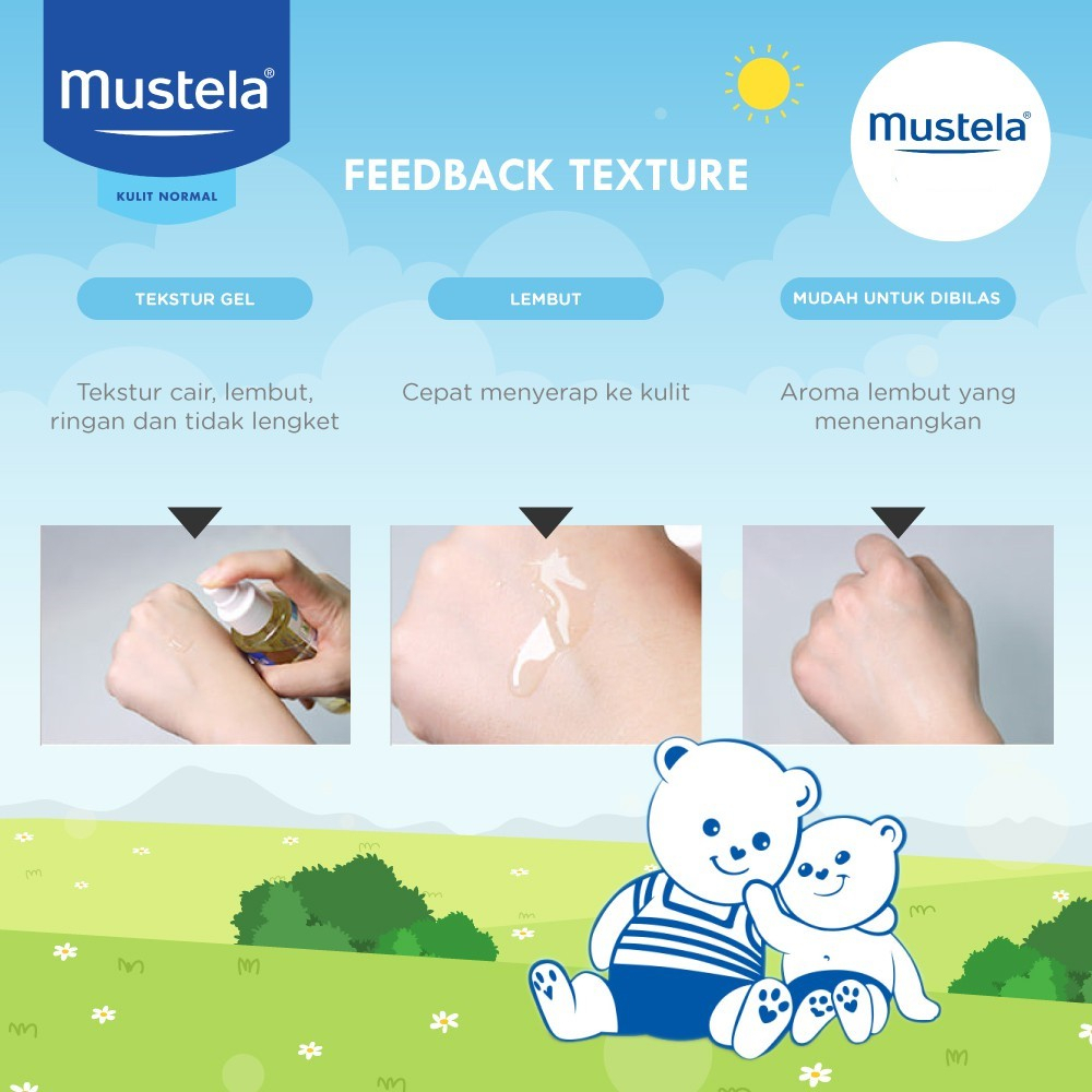 Mustela Baby Oil 100 ml - Message Oil Bayi