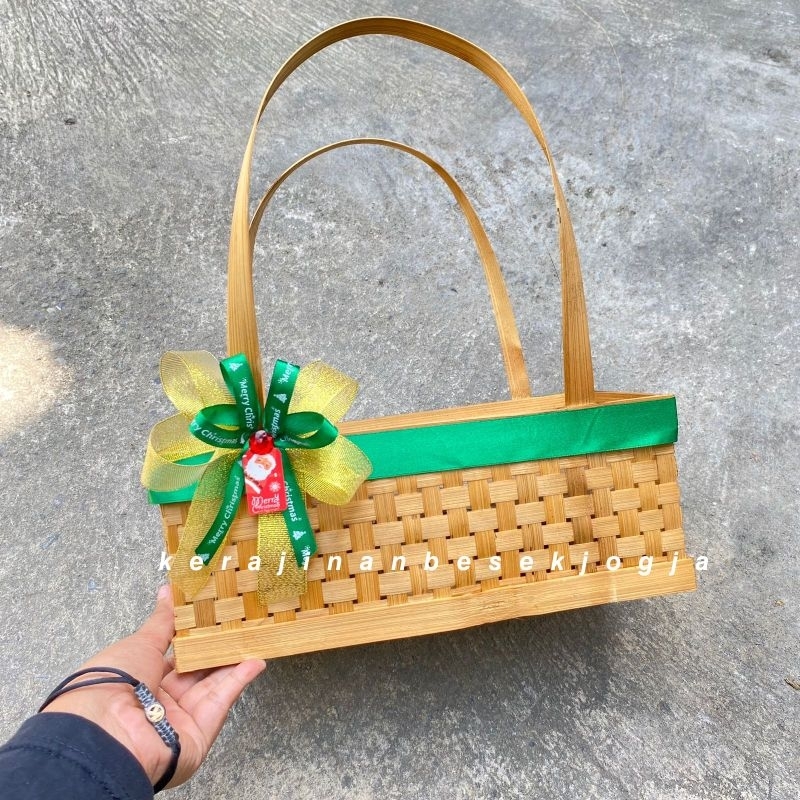 

SERIES NATAL | PARSEL PP CANGKING 15X30 FREE PITA | hampers lebaran Desember natal besek natal