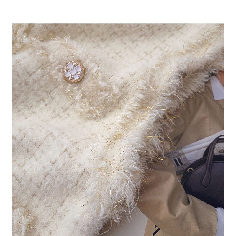 VEST TWEED BULU ROMPI WANITA IMPORT NEW ARRIVAL MX754