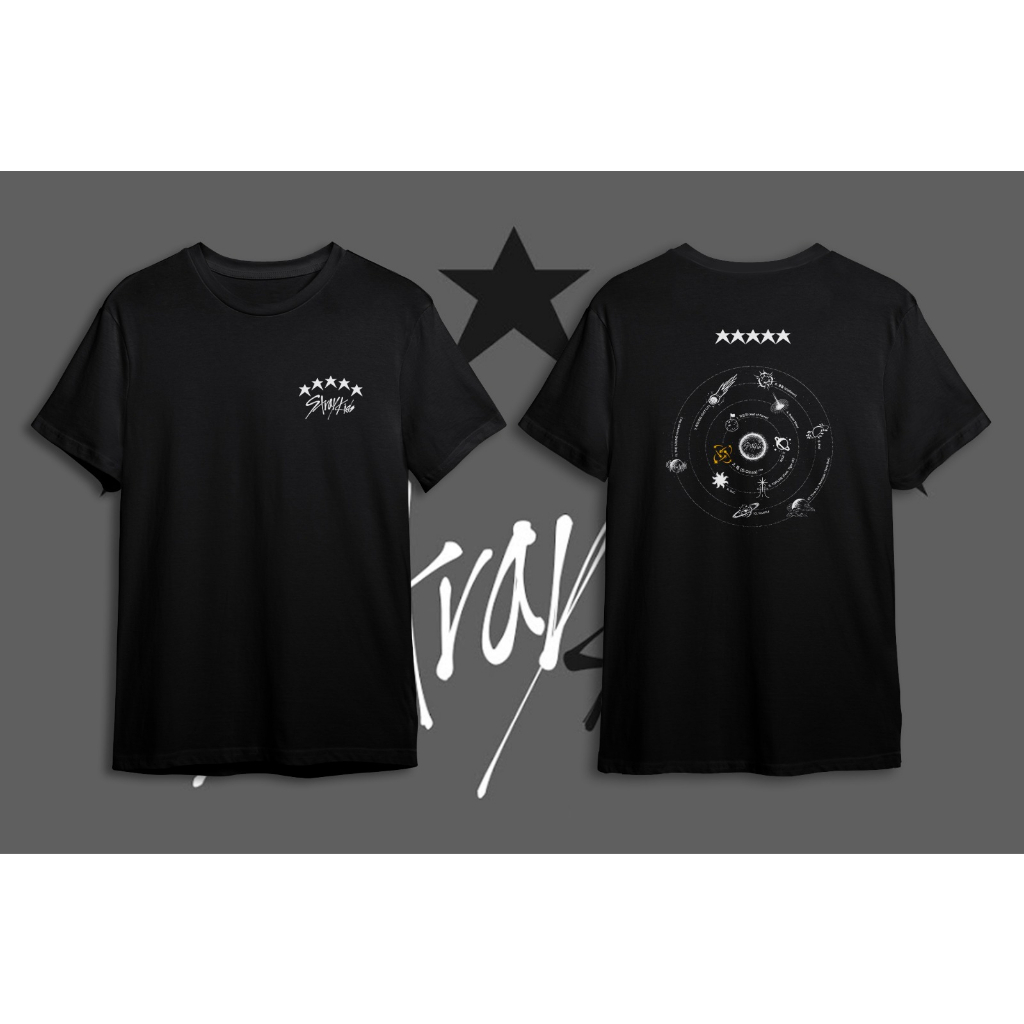 Pretty Savavge - Kaos Oversize Straykids S-Class Depan Belakang