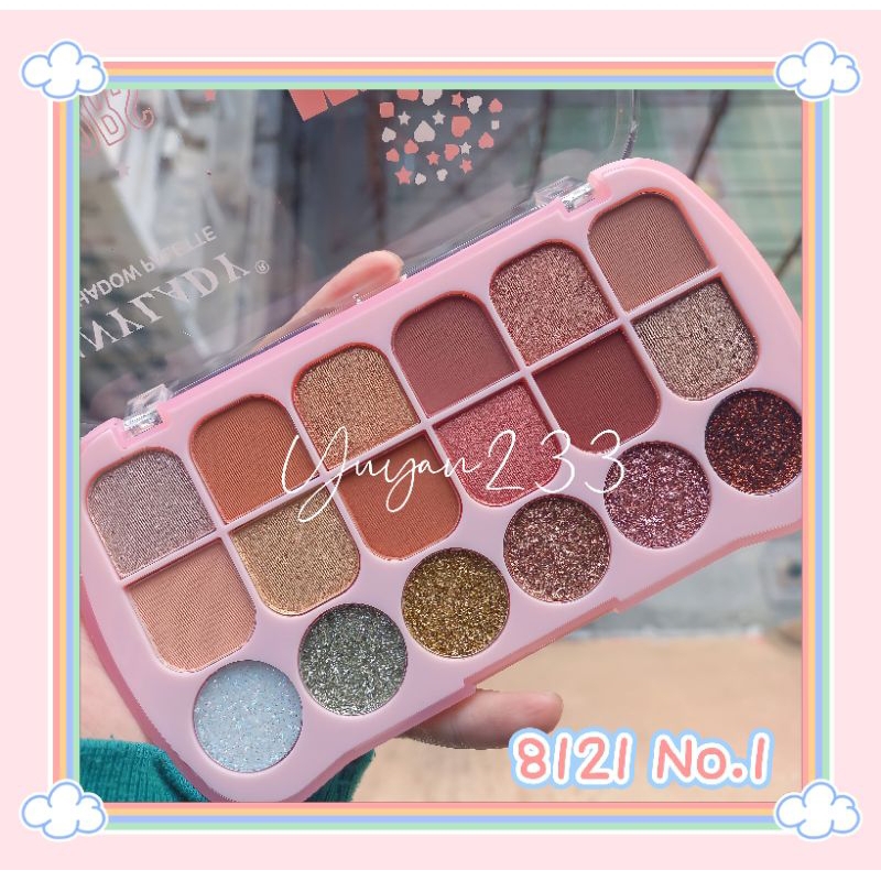 PROMO!! 8121 NO.1 EYESHADOW ANYLADY PALETE MILION KISSES MAKE UP