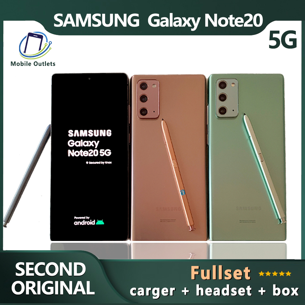 Samsung Galaxy Note20 5G SECOND Samsung Note 20 5G 8GB/128/256 HP Seken Murah