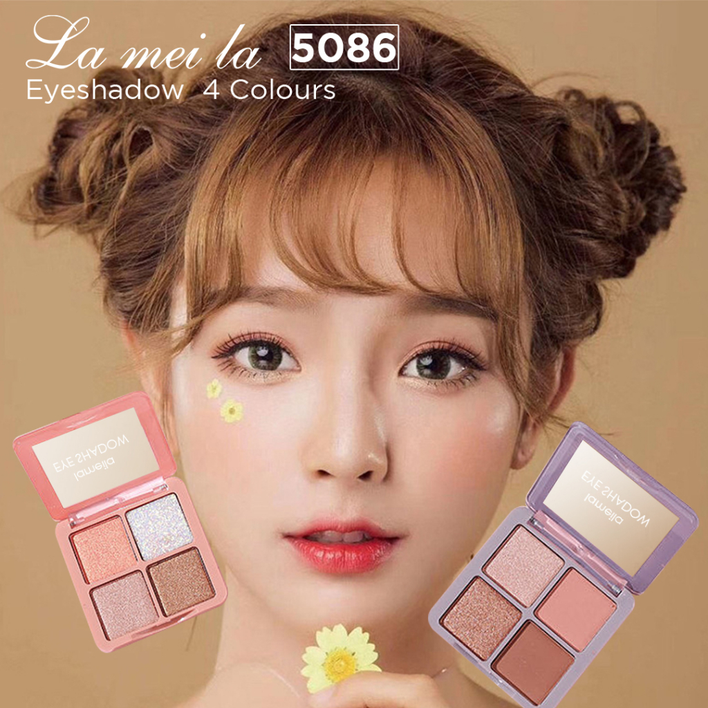 Lameila 5086 Eye Shadow Pallete 4 Warna