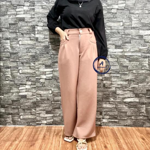 PANTS KULOT WANITA SCUBA / KULOT SCUBA / CELANA WANITA / FASHION WANITA KOREAN LOOK