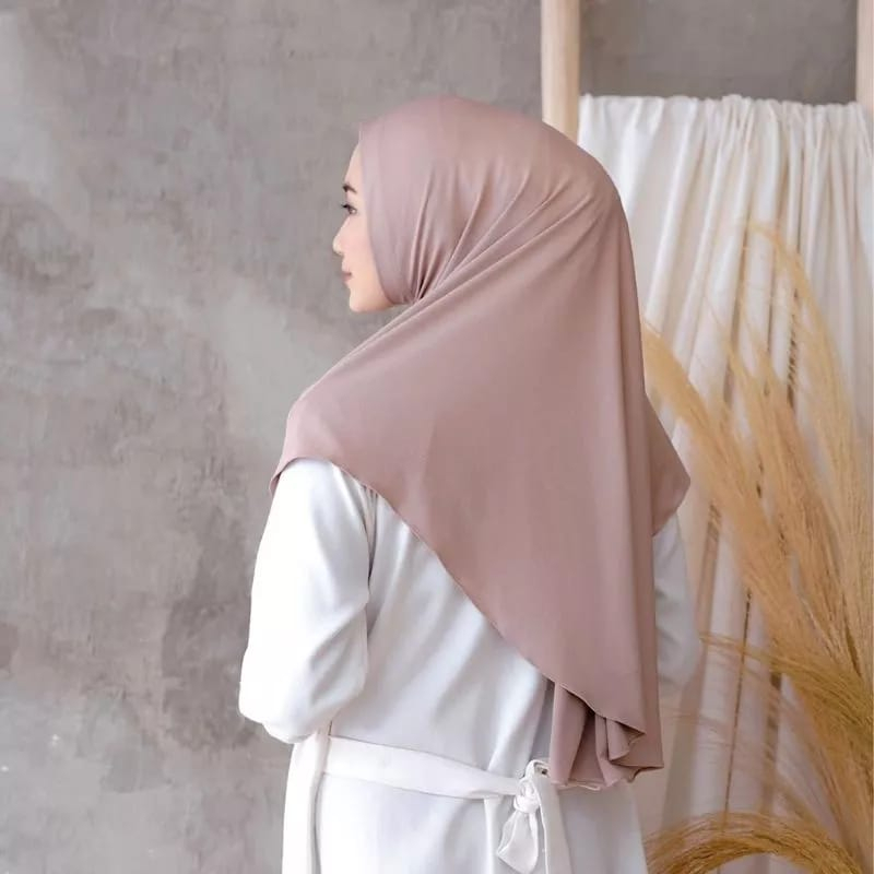 JILBAB INTSAN MALAY JERSEY PREMIUM BERGO HAMIDAH NON PET