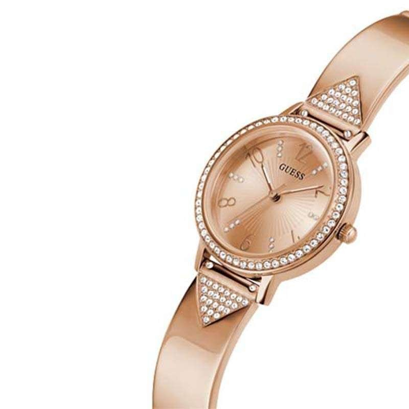 Guess Watches GW0474L3 Original TRI LUXE Jam Tangan Wanita Analog Rose-Garansi Resmi