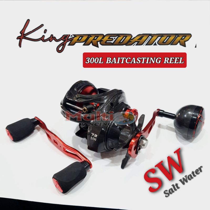 Afl - Reel Daido King Predator SW BC OH 300L 400XL Kiri King Predator Ghost Carbon Body Bonus Handle