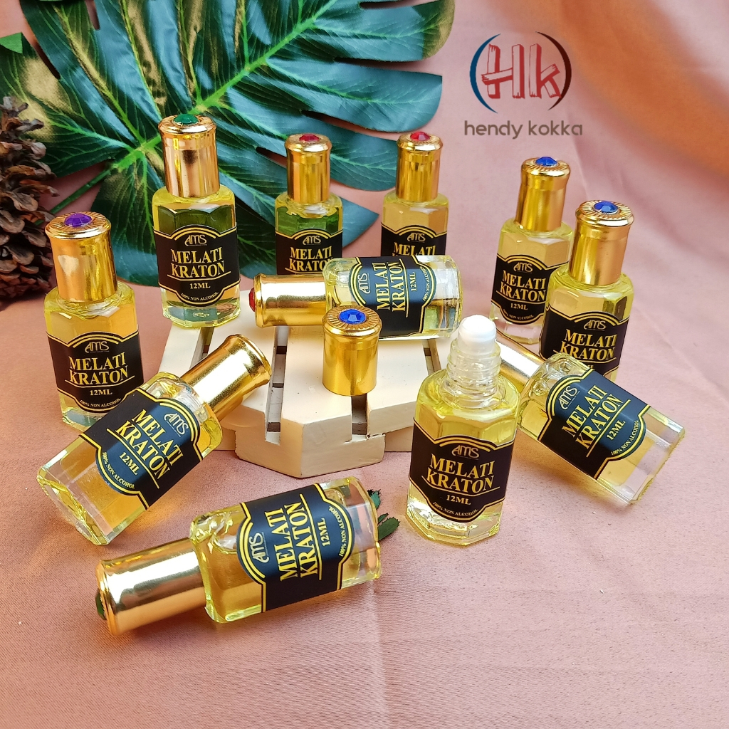 PARFUM SHALAT MELATI KRATON ISI 12ML 100% FULL BIANG WANGI TAHAN LAMA