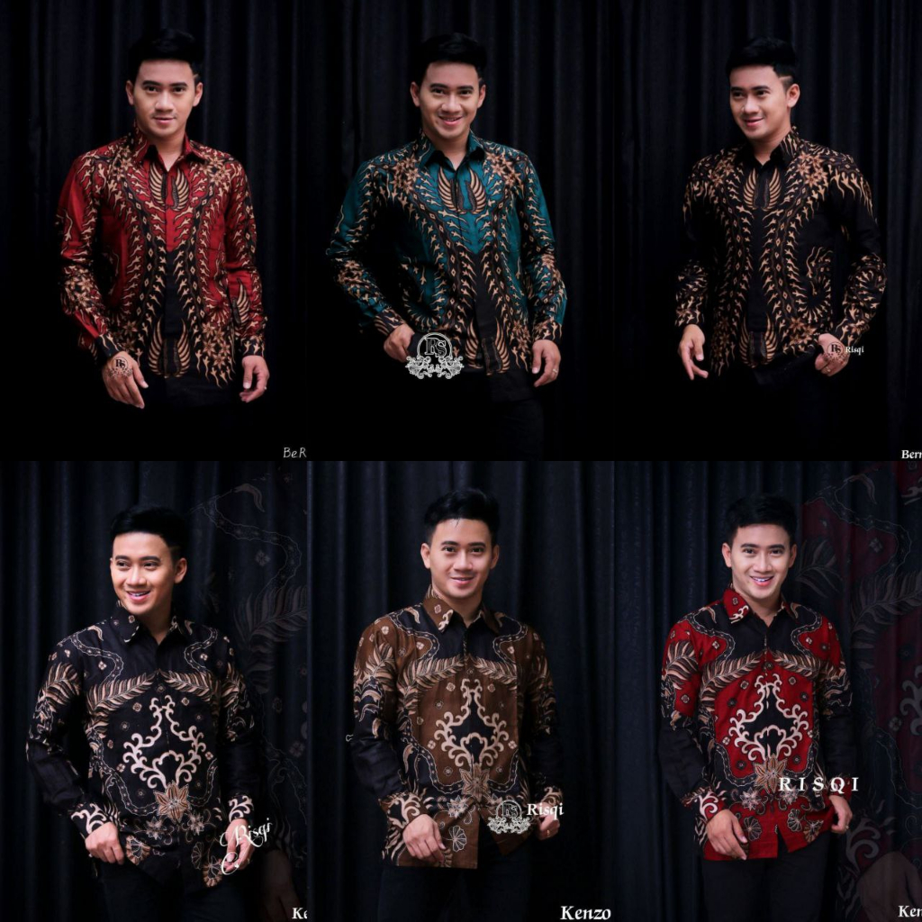 Kemeja Batik Pria Lengan Panjang Baju Batik Pria Lengan Panjang Batik Pria