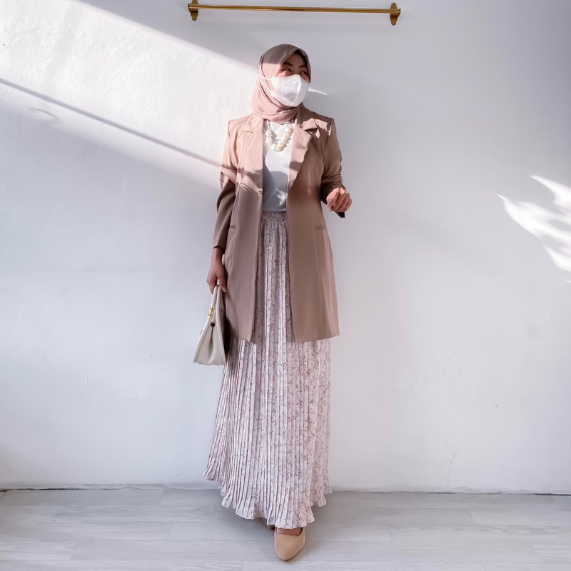 KOREAN STYLE Long coat sofia blazer / blanik long outer blazer