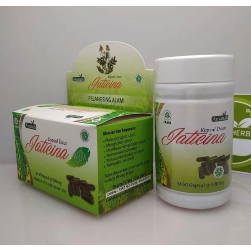 Kapsul Daun Jaticina Isi 60 Kapsul Pelangsing Alami Melancarkan BAB Menurunkan Berat Badan / Kapsul Herbal Penurun Berat Badan Secara Alami / Kapsul Mengurangi Lemak Tubuh Alami / Kapsul Daun Jati Cina Amanah / Kapsul Pelancar BAB / Kapsul Pengurus Badan