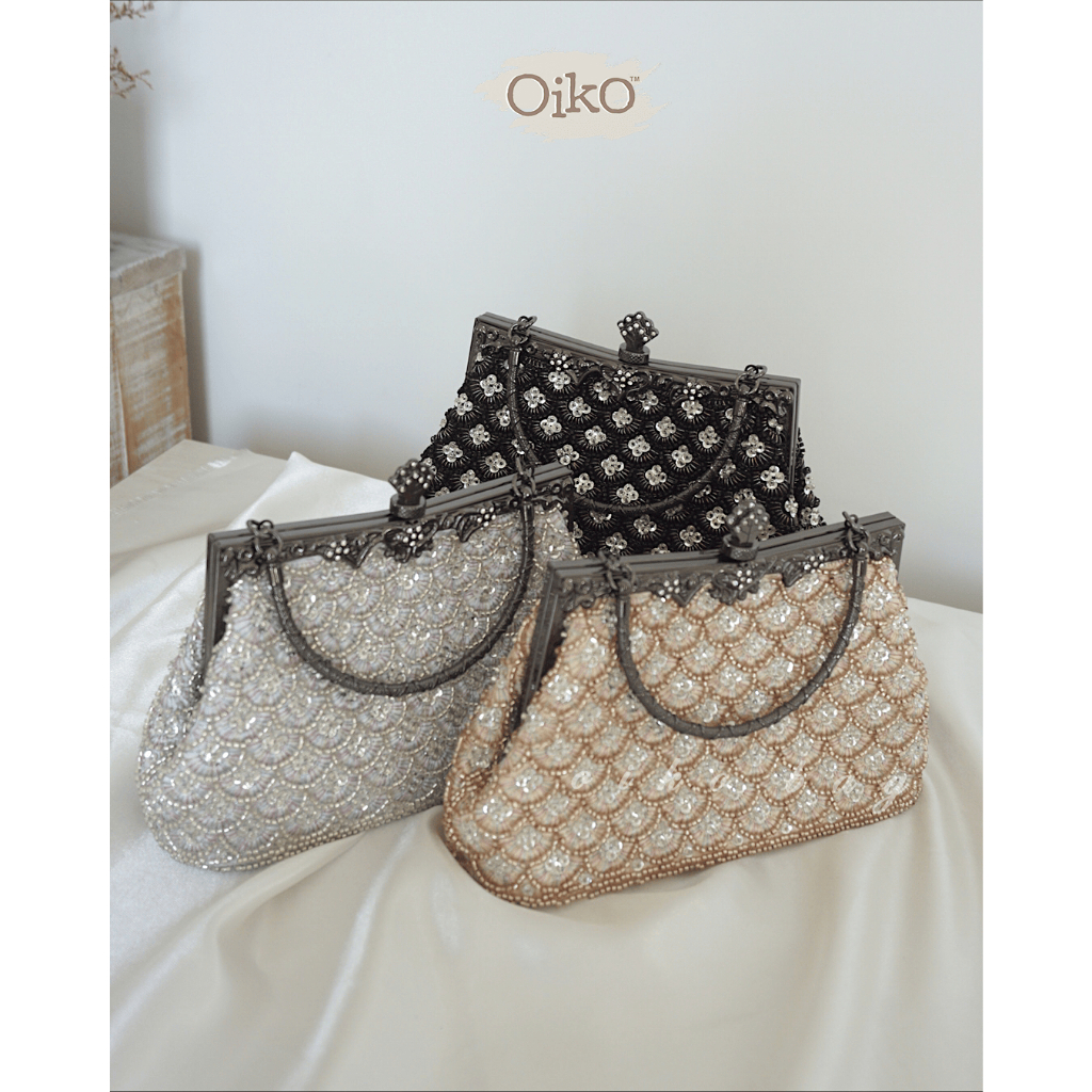 TAS PESTA WANITA IMPORT PREMIUM MEWAH OIKO CLAU