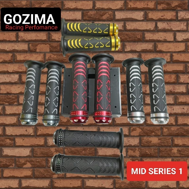 handgrip motor empuk Gozima Mid SERIES 1 Sepasang Grip handgrip Motor matic Universal motor