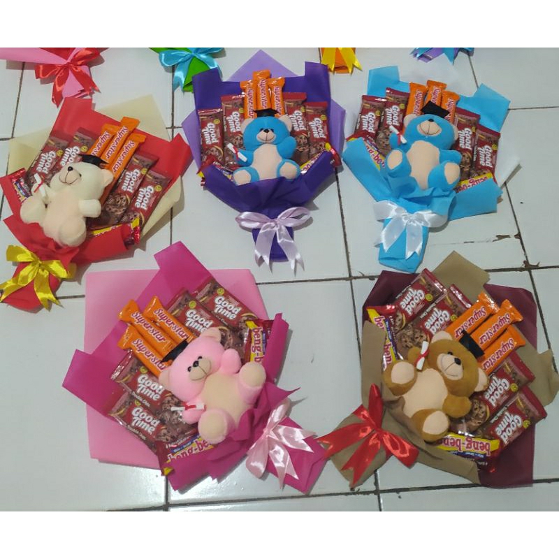 Bucket Snack Wisuda dan Boneka Murah Lucu FREE PACKING