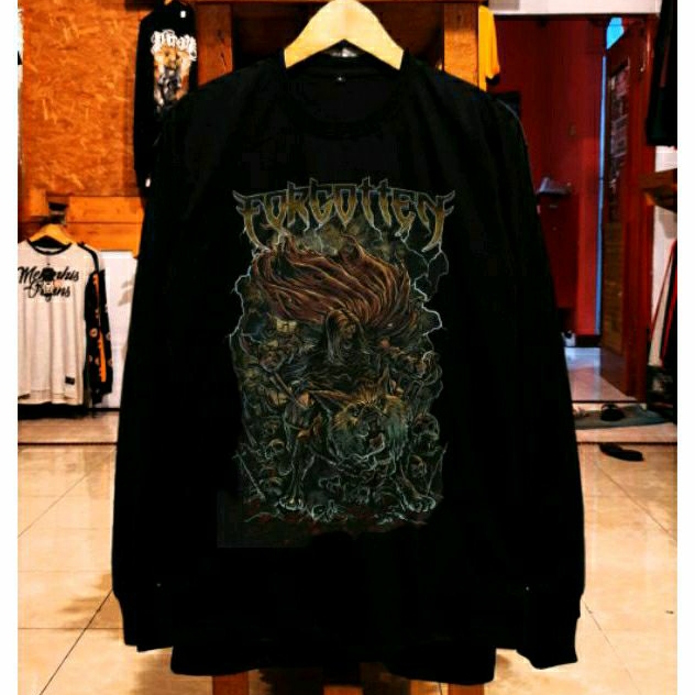 KAOS PANJANG BAND FORGOTTEN METAL ORIGINAL DISTRO - KAOS PANJANG PRIA METAL BAND LUAR ORIGINAL DISTR