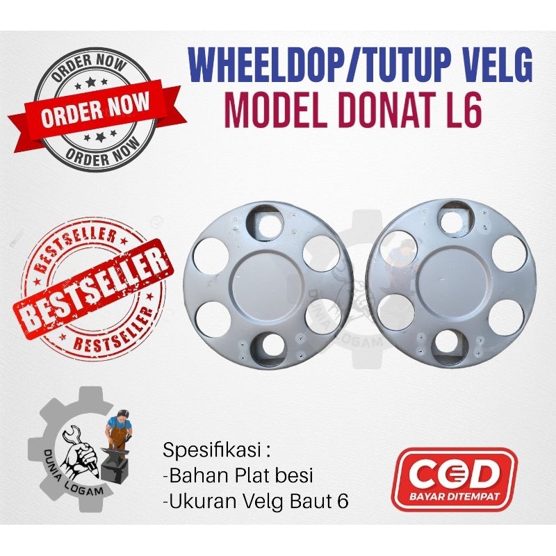 Wheeldop Wildop Weeldop Wheeldoff Weldoff Wildoff Weldop Cover Velg Tutup Velg Depan Model Donat Lob