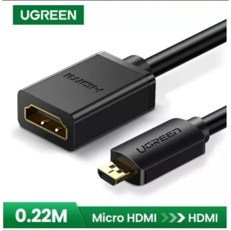 Ugreen Kabel Micro Hdmi to Hdmi Male / VGA Support 3D 4K for PC HDTV DVR TFT