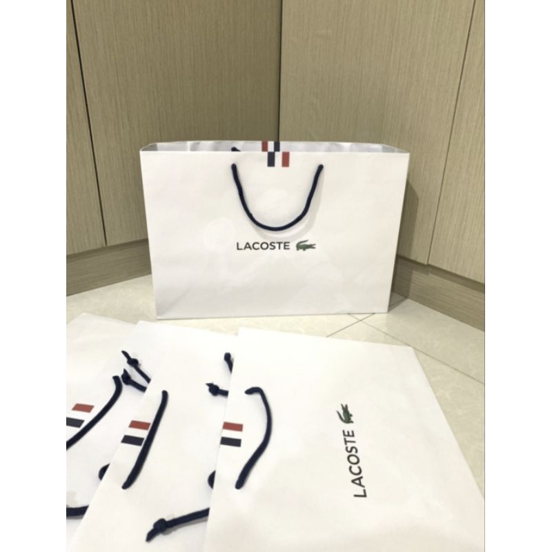 

paper bag lacoste original