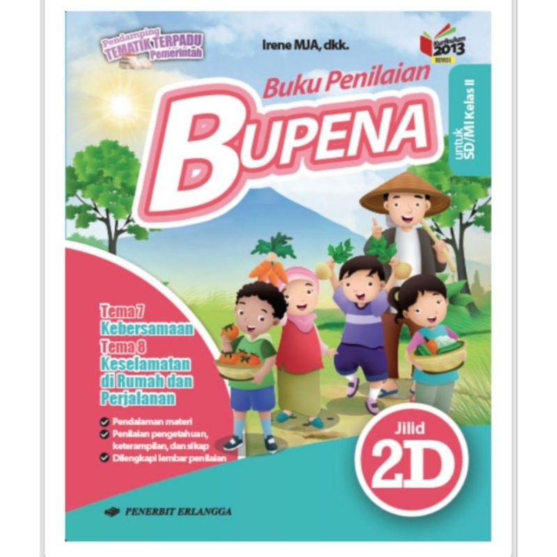 

BUPENA SD 2D kurikulum 2013/K13 original