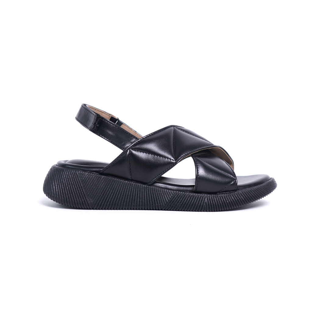 Sandal Wedges Wanita Silang Tali Belakang BJ 08