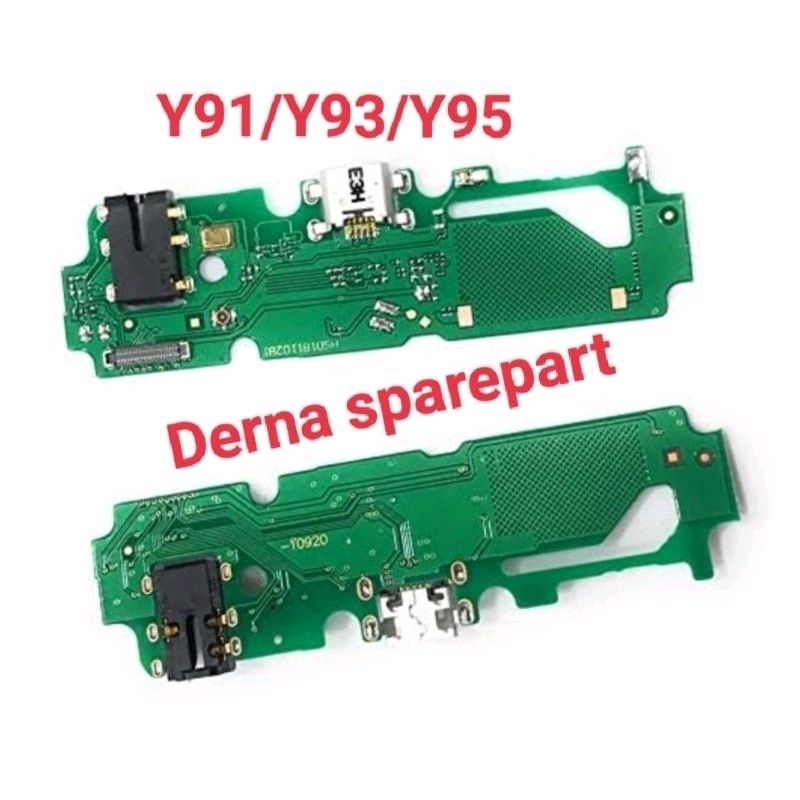 Chonektor Charger Vivo Y91 Y93 Y95 Original Papan chas Pcb Board Vivo Y91 Y93 Y95 Original