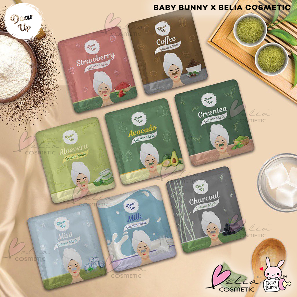 ❤ BELIA ❤ DEAR UP Gelatin Mask 5 gram | Masker Komedo | Pembersih Komedo | Masker Hidung Wajah