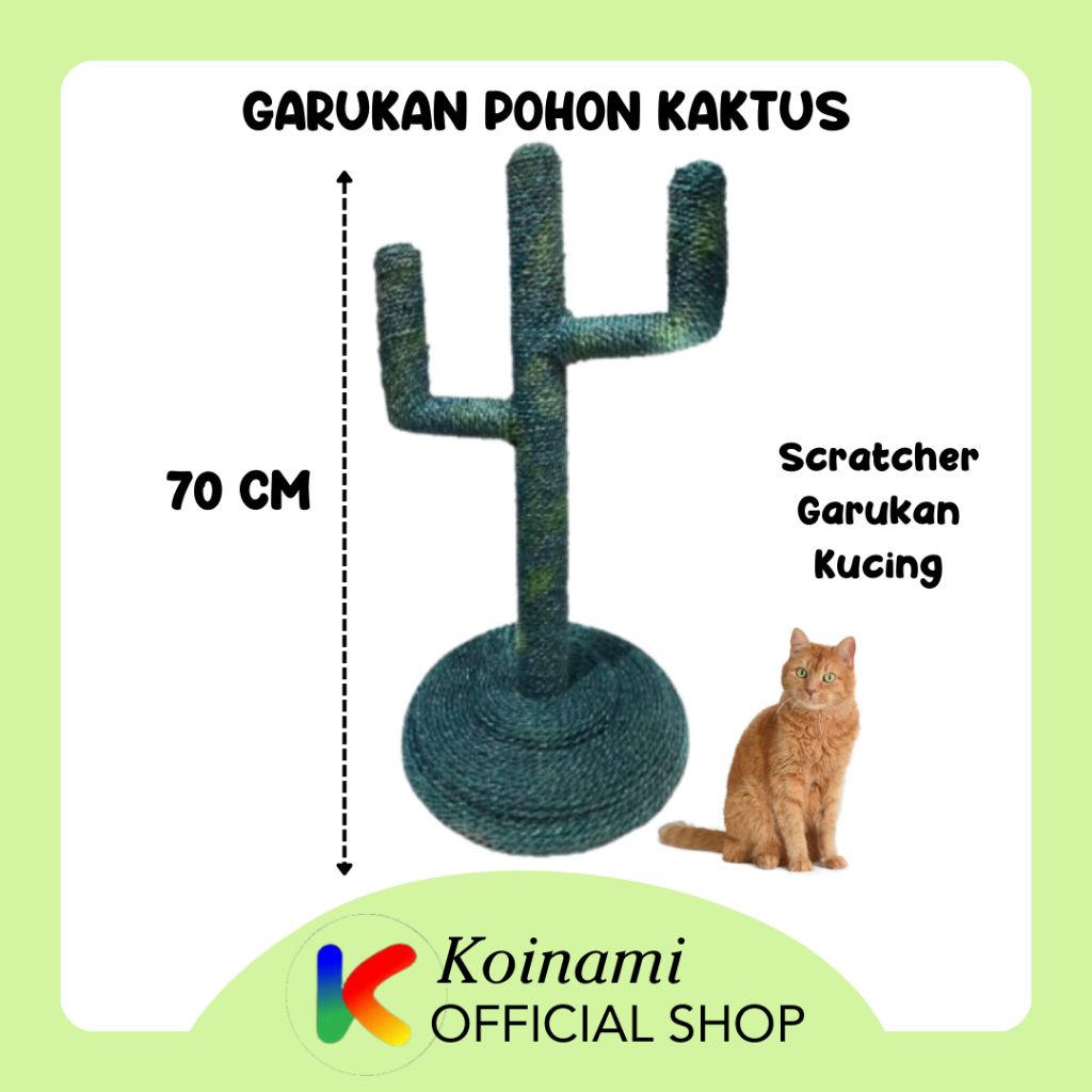 GARUKAN POHON KAKTUS / mainan kucing / Scratcher / cat toys / edoth