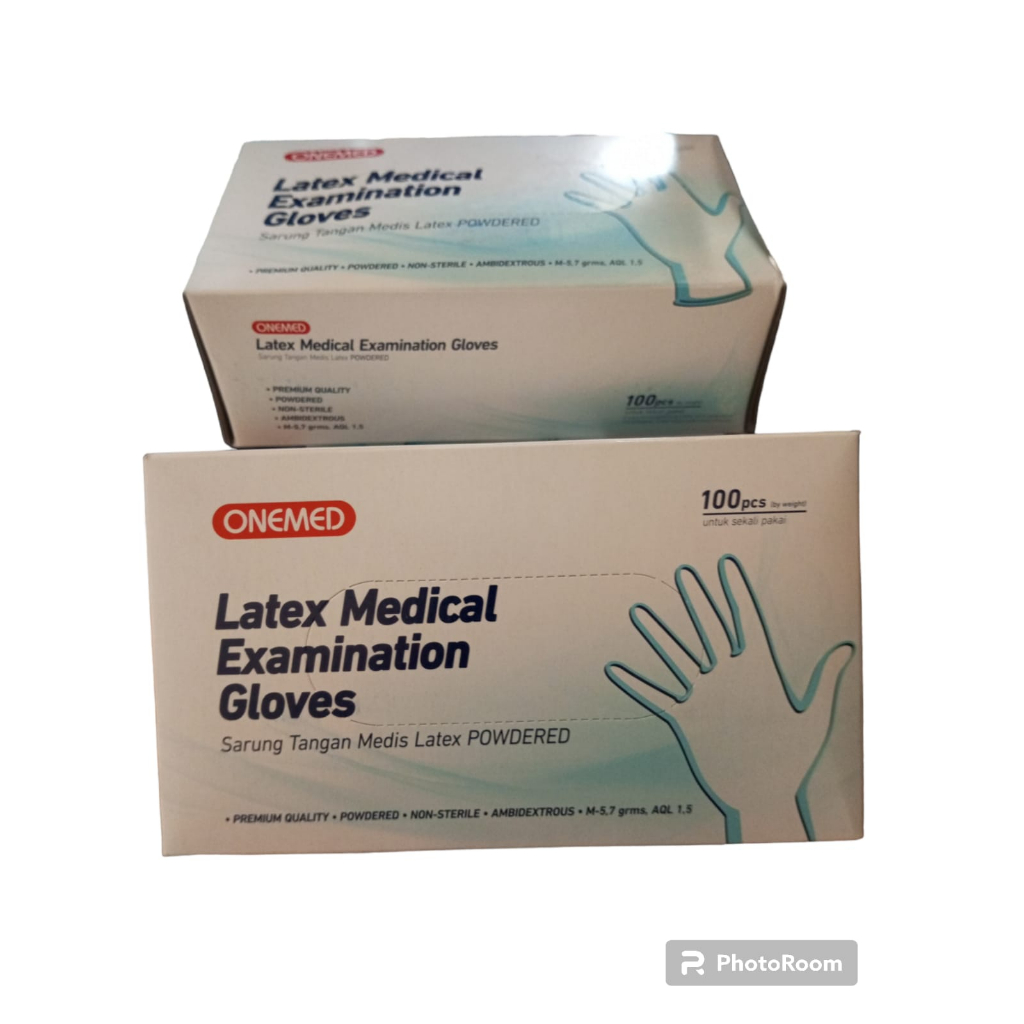 [✅𝐂𝐎𝐃]Sarung Tangan Latex Medical Examination Gloves