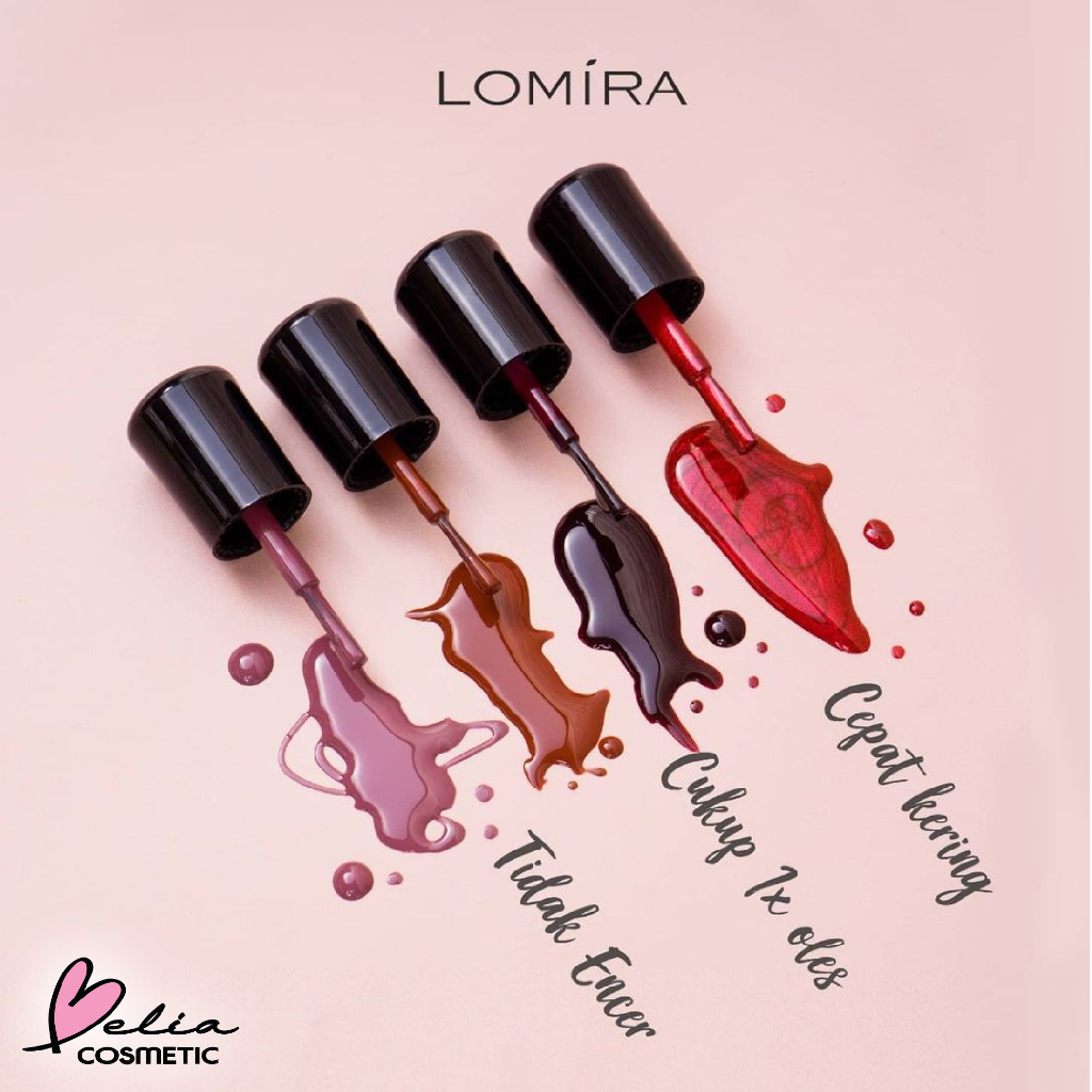 ❤ BELIA ❤ LOMIRA Nail Polish 8 ML K01 - K12 Cat Kuku Kutek | Kutex | Perawatan Kuku | Soft Color