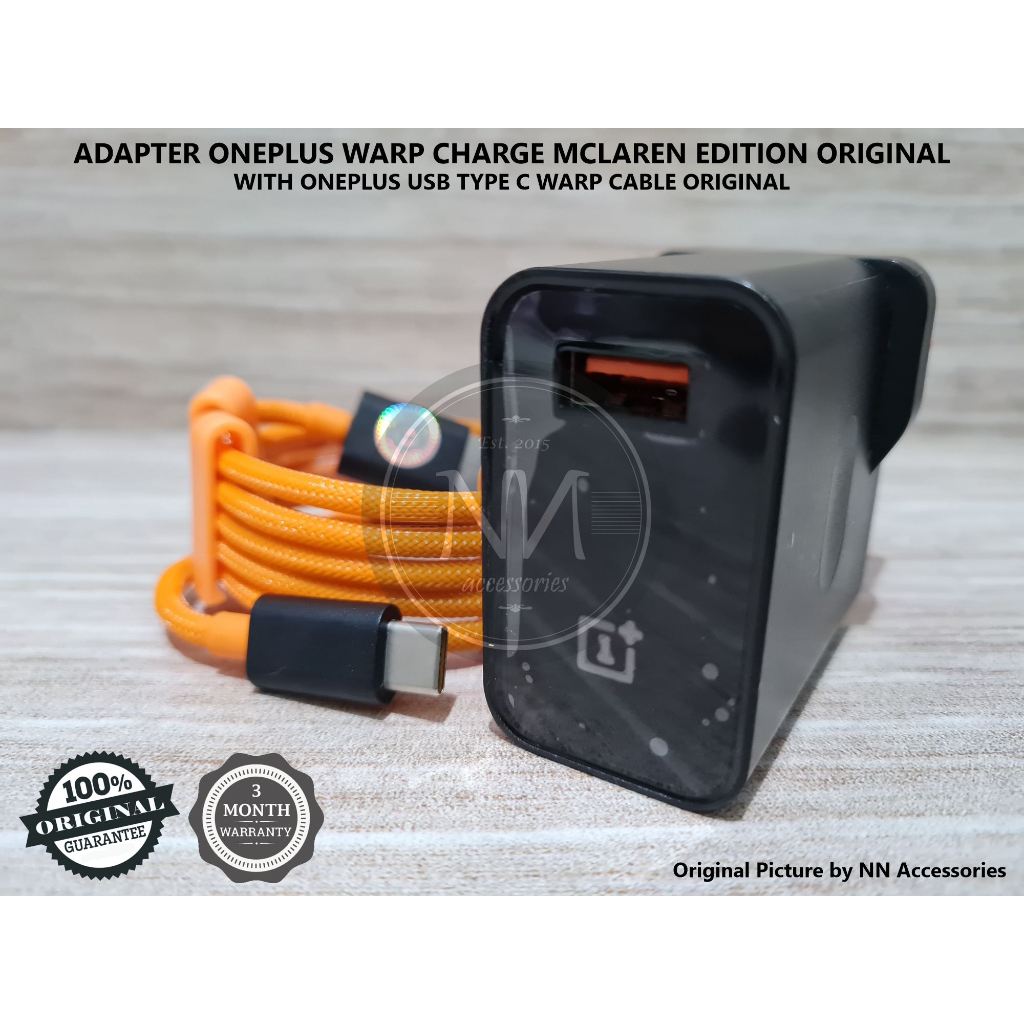 CHARGER ONEPLUS 8 PRO NORD 7 PRO 7T PRO 6T MCLAREN EDITION WARP CHARGE 6A 30W ORANGE ORIGINAL