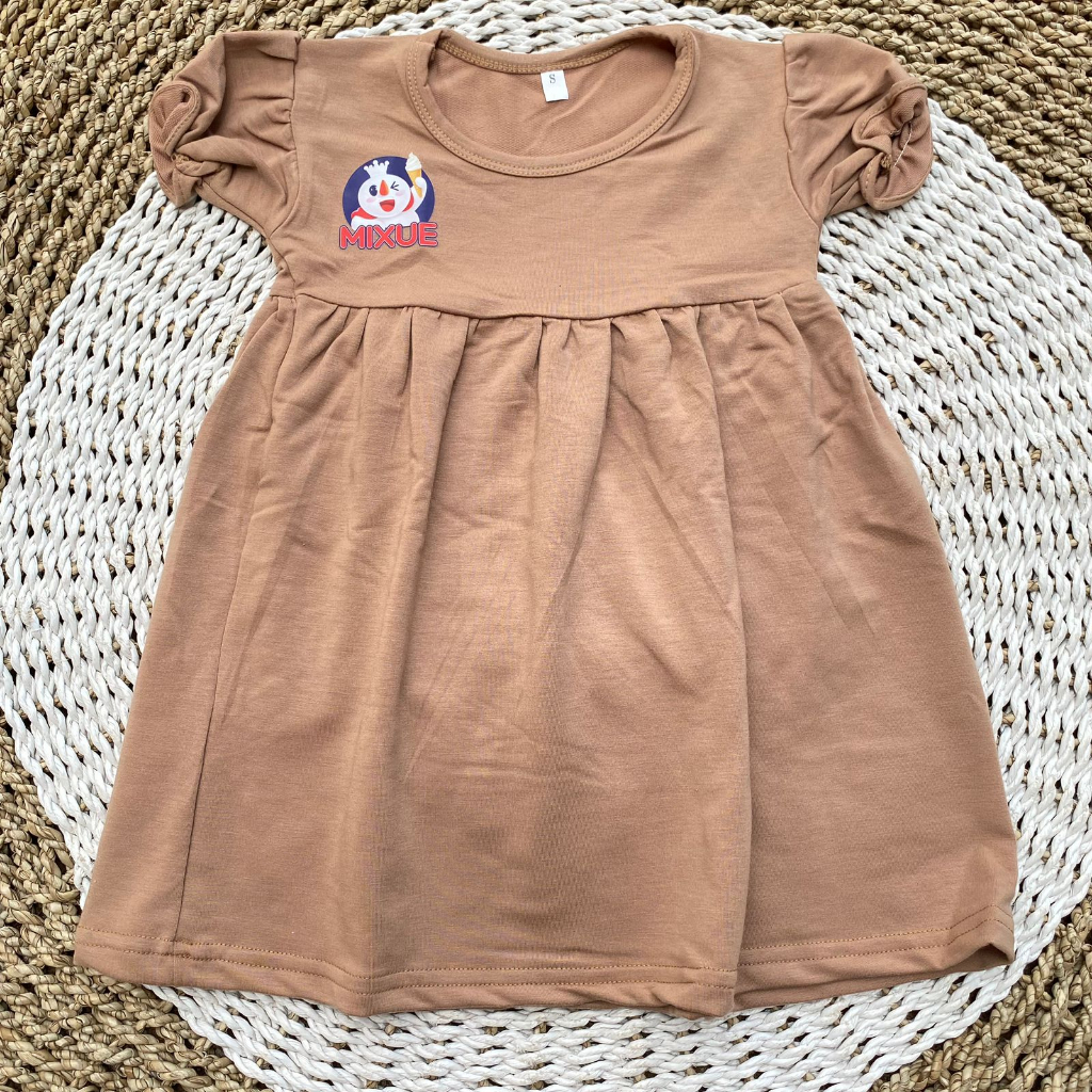 Dress mixue anak perempuan baju anak perempuan dress kekinian DNW BABY