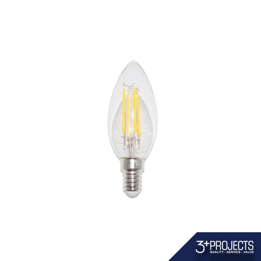 Lampu LED Candle Filament B35 5W 2700K 220V E14 Dimmable