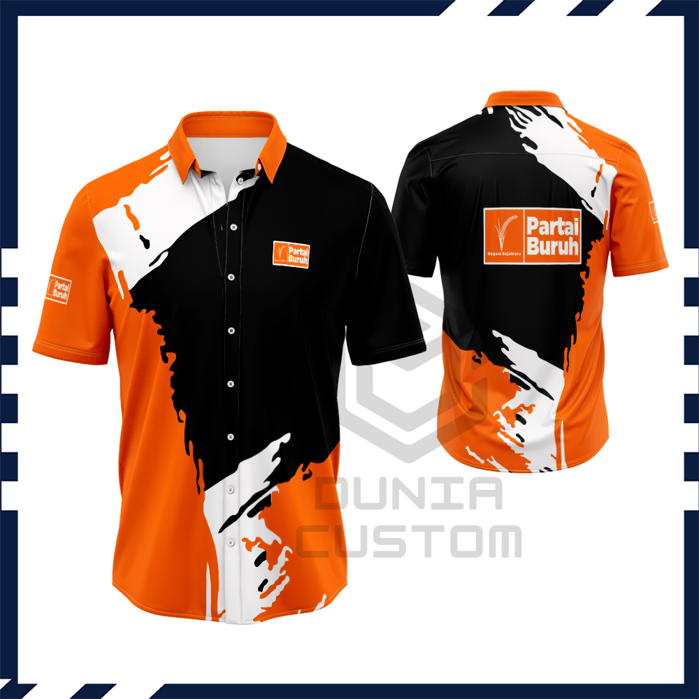 Kemeja Partai Buruh | Kaos Partai Buruh | Baju Partai Buruh | Kaos Baju Wangki Pria Logo Partai BURU