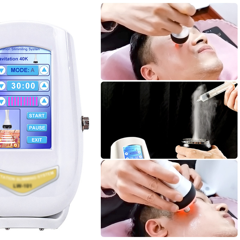 BLUE SKY 3 in 1 40K Radio Frequency Slimming Machine Ultrasound 40k Cavitation Wajah Badan Burn Fat Pelangsing Tubuh Hilangkan Kerut