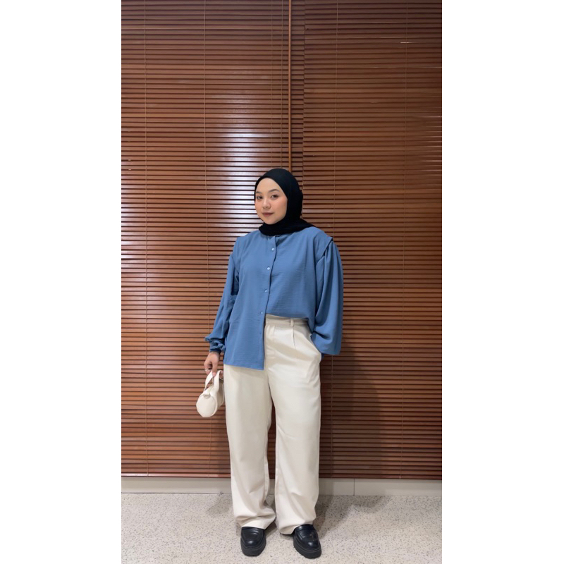 ALFIA TOP KOREAN STYLE LUCU SIMPLE KEKINIAN OVERSIZED