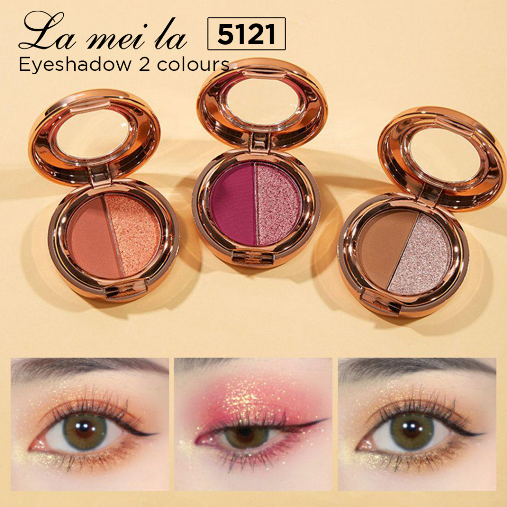 Lameila 5121 Eye Shadow Pallete 2 Warna