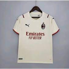 Jersey bola ac milan away 2021 - 2022 grade ori import