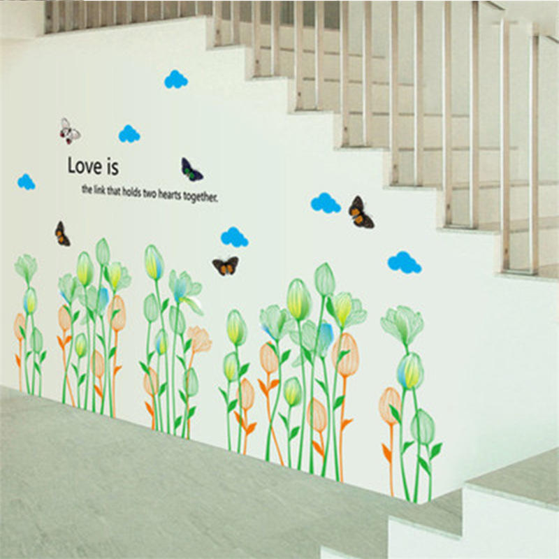 WALL STIKER WALL STICKER STIKER SETIKER HIASAN DINDING MOTIF DAUN RUMPUT PAGAR POHON ALANG ALANG DEKORASI RUMAH RUANG TAMU KELUARGA WALLSTIKER TEMBOK KERAMIK KRAMIK LEMARI DAPUR TEMPELAN PINTU JENDELA KACA DEKOR MINIMALIS  KEKINIAN KADO UNIK @banyak